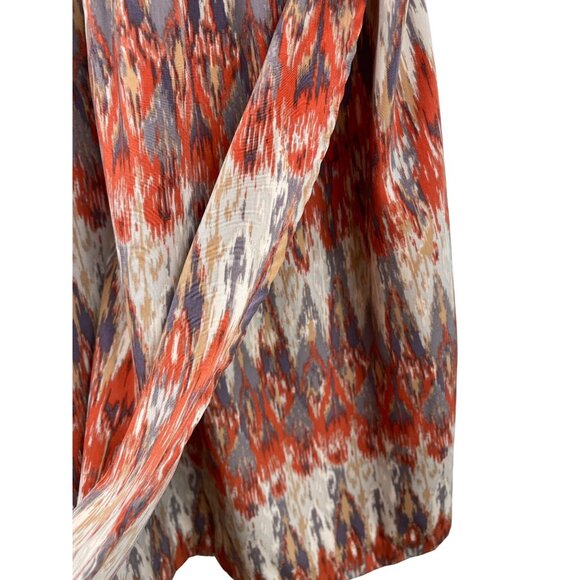 Forever 21 Womens Size Medium Orange V-neck Crossover Chest Mini Wrap Dress - Picture 4 of 12